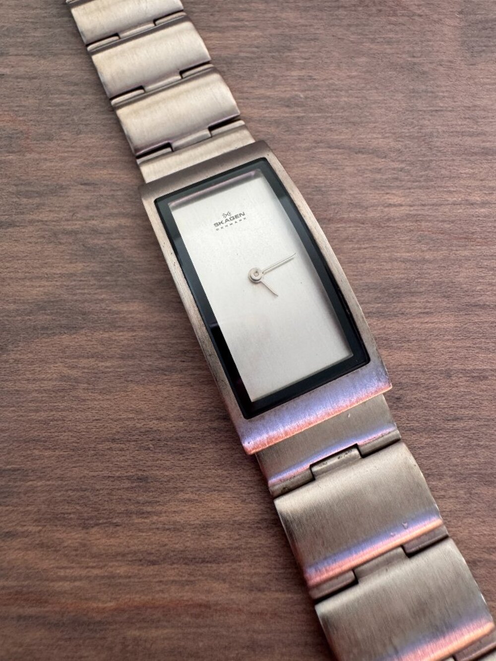 Sleek! Skagen Denmark 69LSQ Men's Titanium Quartz Watch